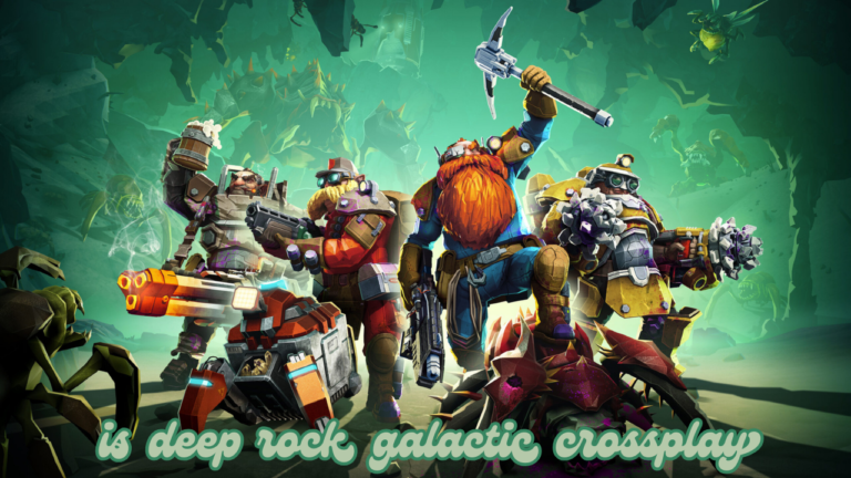 is deep rock galactic crossplay